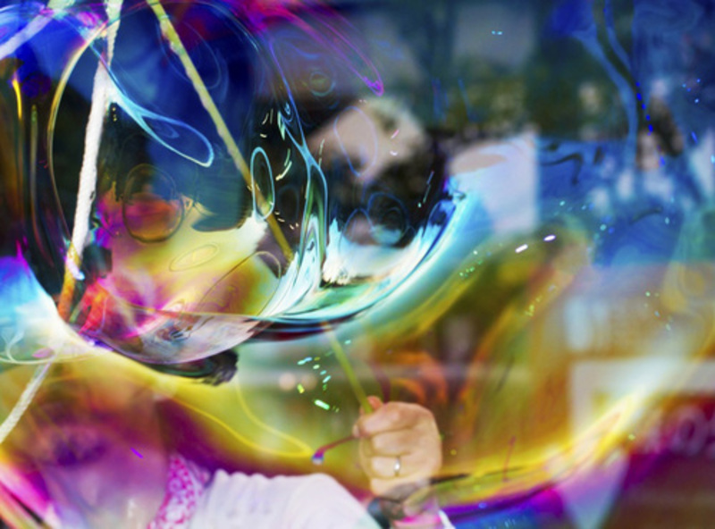 Шоу гигантских мыльных пузырей "Вермишель"